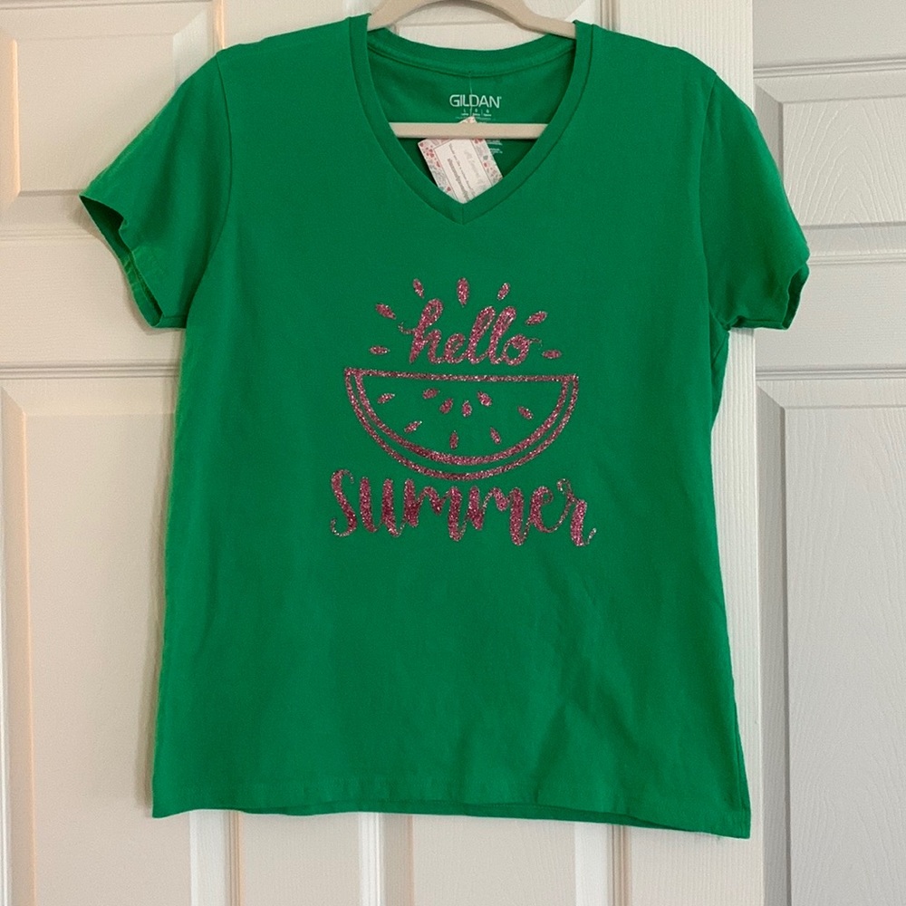 Handmade Hello Summer T-shirt